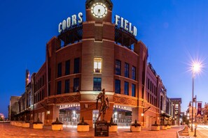Coors field is a quick 30 minute drive from the home