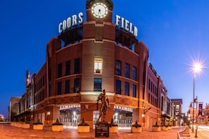 Coors field is a quick 30 minute drive from the home