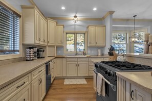 Kitchen with Keurig and Ninja coffee maker