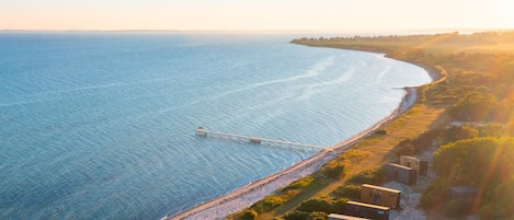 Vista para a praia ou o mar