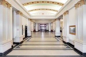 Listed on the National Register of Historic Places, The Henry Clay was originally developed as an Elks Lodge in 1924. Throughout the 1930s, ’40s, and ’50s, the building was a premier hotel, bustling in the center of downtown
