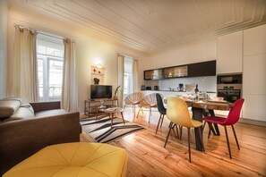 Living Area with kitchen - Apartment 1