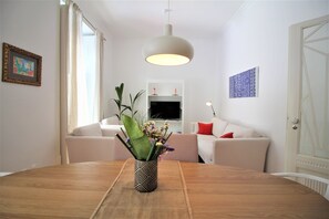 Dining table in the living room