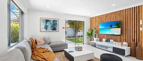 Modernly designed living area