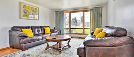 Buffalo Vacation Rental | 3BR | 1.5BA | Stairs Required | 1,300 Sq Ft