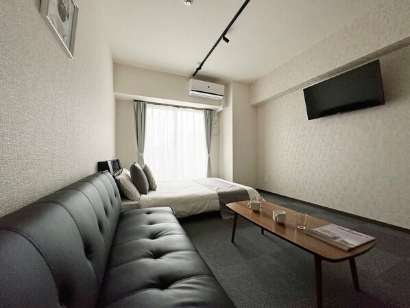 Bedroom with TV