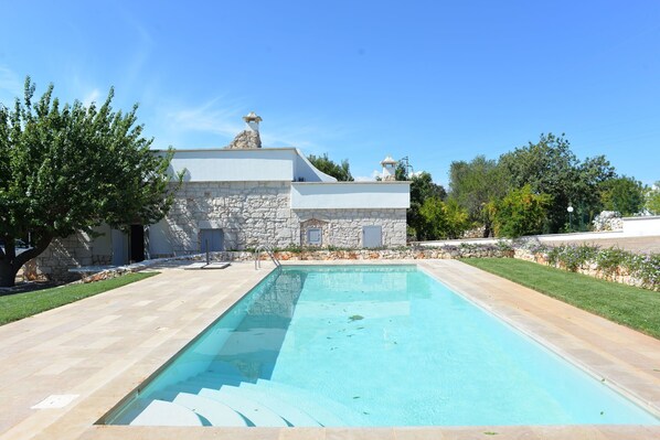 Schwimmbad des Ferienhauses