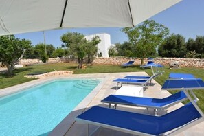 Schwimmbad des Ferienhauses