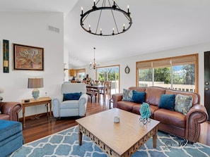 Main level living/dining