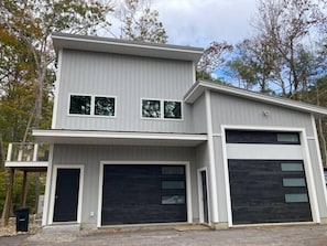 Entry to the Owl's Nest loft is the lower left door