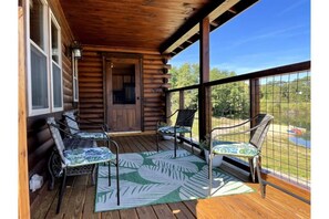 Front porch overlooking the lake.