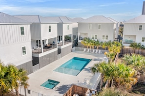 Not only are we close to the beach but we have two community pools and a hot tub