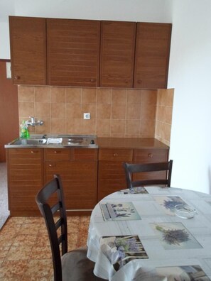 Kitchen with dining area