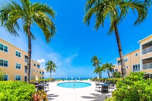Regal Beach gardens and walkway