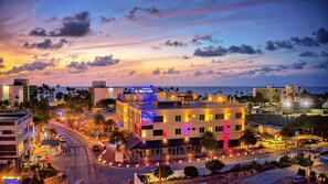 Front of property - evening/night
