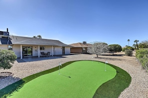Back Exterior | Putting Green | Gas Grill | Pet Friendly w/ Fee (2 Dogs Max)