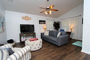 Living Room with sleeper sofa