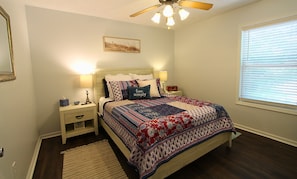 Cozy up on this queen sized adjustable bed