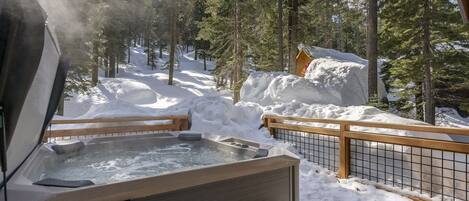 Views from back patio:  Donner Lake Getaway W/Private Hot Tub
