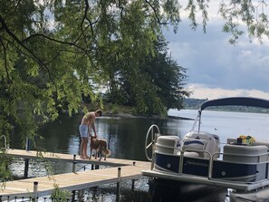 View from front yard. 1 well behaved dog is welcome to visit with you. 