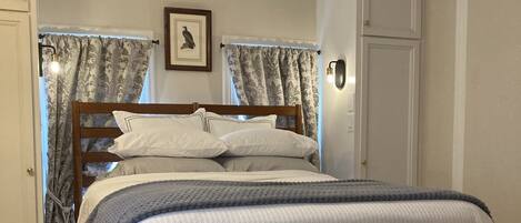 Bedroom - with premium mattress + a goose down / feather bed & down pillows!