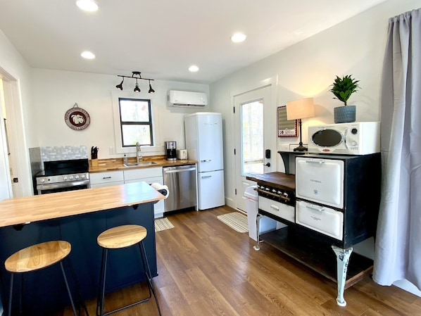 Kitchen view from living area