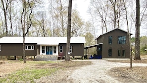 Upstairs studio to right of main house