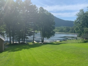 View of common lakefront. House has a select dock rights in this common area.