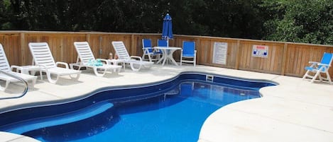 Private on-site pool