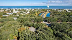 Close proximity to neighborhood beach access.