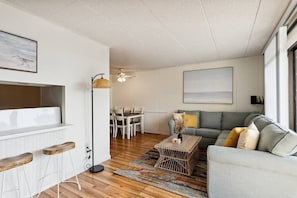Living Room w/ Pull Out Sofa Couch