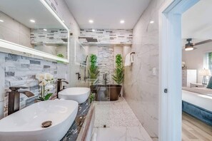 Master Bathroom- once-in-a-lifetime experience