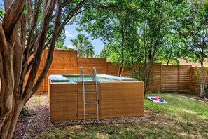 Take a dip or play some cornhole!