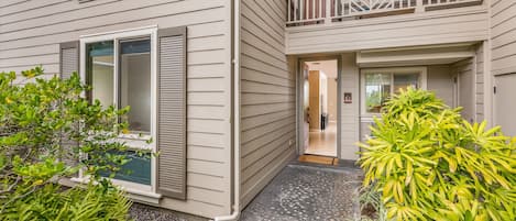 Entrance to the Condominium from the Driveway