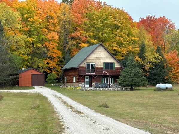 Fall at Pond Island Lodge is beautiful...