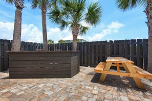 Bar area poolside