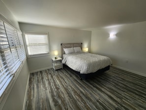 Large master bedroom with huge walk-in closet. All new Queen size beds & linens.