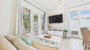 Huge TV in living area