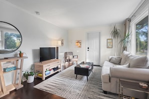 Living room with sleeper sofa