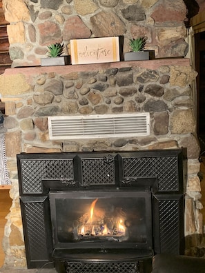 Thermostat Controlled Gas Fireplace