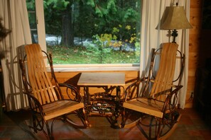 Copper Creekside Living Area - Views of Copper Creek