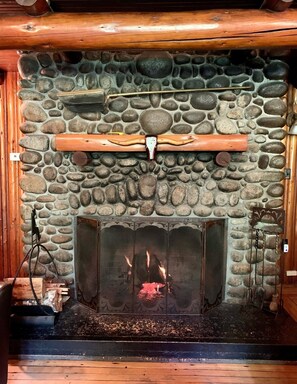 Lodge Wood Burning Fireplace