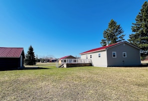 House and bunkhouse from backyard