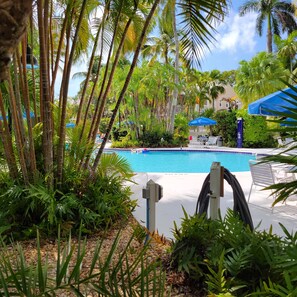 Large Lagoon Pool right across the street