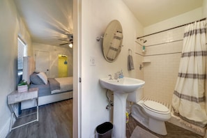 Bathroom with walk-in shower