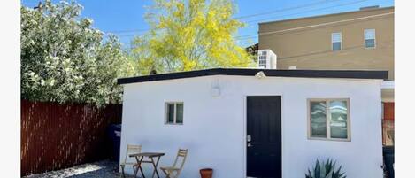 Front of casita, your perfect desert getaway