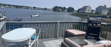 Deck with water view 