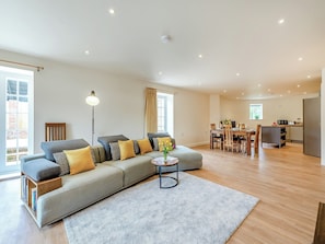 Living area | The Oast - Santon Farm Cottages, Preston, near Canterbury