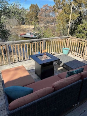 Firepit for those cool nights or mornings.