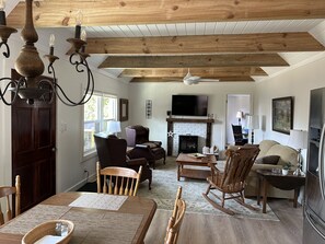 Living room and kitchen